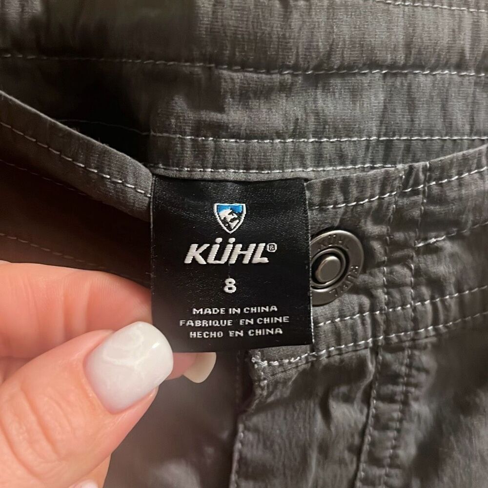 ✨Kuhl Kontra Hiking Outdoor 6” Sz 8 Grey Shorts✨ - Picture 8 of 10
